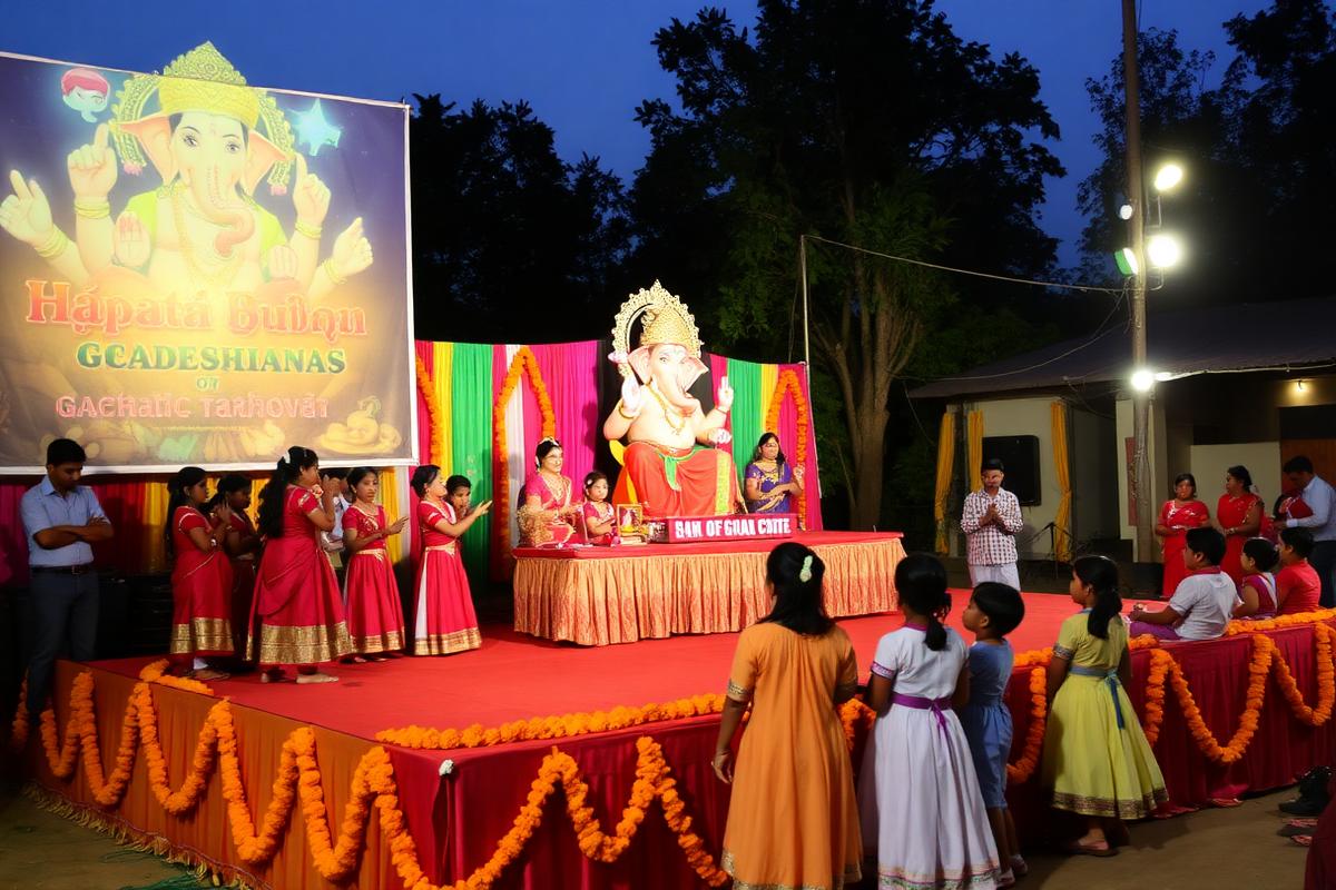 Cultural program by the children of Hunsa
